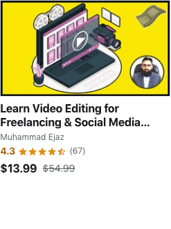 Learn Video Editing for Freelancing & Social Media Marketing