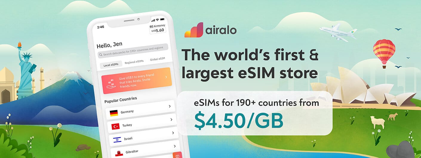 Airalo ESim 15 Discount Only For DNworld Members